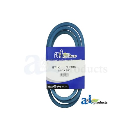 A & I Products Aramid Blue V-Belt (5/8" X 74" ) 11" x5" x1.2" A-B71K